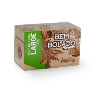 Seda Bem Bolado Brown Rolls - Large 5 metros C/ Piteira